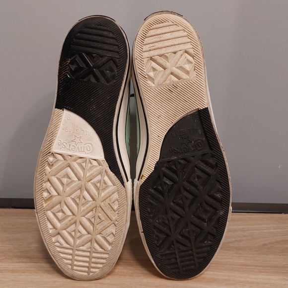 RARE Converse Chuck Taylor Ying Yang mint green hi top 10.5 Women & 9.5 Mens - Picture 7 of 7